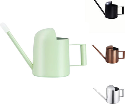 Mini Watering Can, 10oz/300ml Stainless Steel Long Spout Small Watering Can for Indoor Plants Succulents, Herbs (Bronze)
