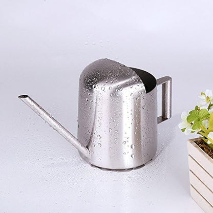 Mini Watering Can, 10oz/300ml Stainless Steel Long Spout Small Watering Can for Indoor Plants Succulents, Herbs (Bronze)