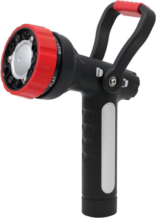 Fireman Hose Nozzle Heavy Duty, Garden Hose Spray Nozzle for Outdoor