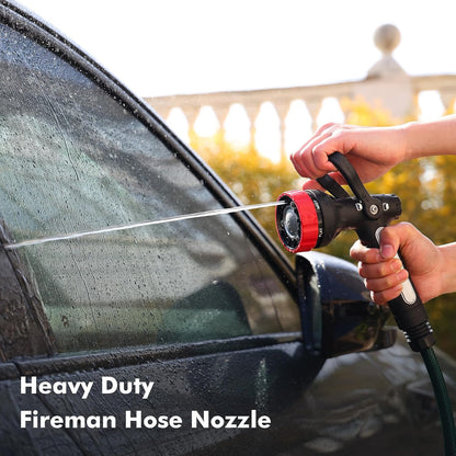 Fireman Hose Nozzle Heavy Duty, Garden Hose Spray Nozzle for Outdoor