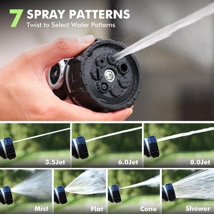 Fireman Hose Nozzle Heavy Duty, Garden Hose Spray Nozzle for Outdoor