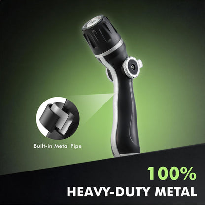 Fireman Hose Nozzle Heavy Duty, Garden Hose Spray Nozzle for Outdoor