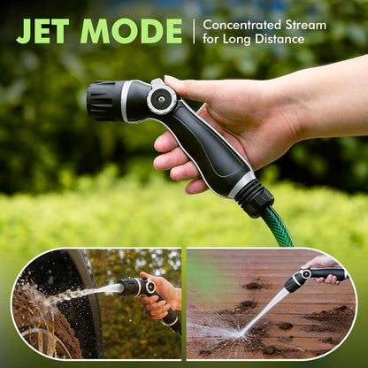 Fireman Hose Nozzle Heavy Duty, Garden Hose Spray Nozzle for Outdoor