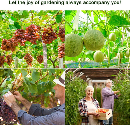 200PCS Plant Support Garden Clips, Vegetable Tomato Supports Trellis Clip Tape for Climbing Crop Vine Twine String Cage Ties Stakes, Grow Strawberry Rose Grape Cucumber Orchid Pea Pothos Melon Tree