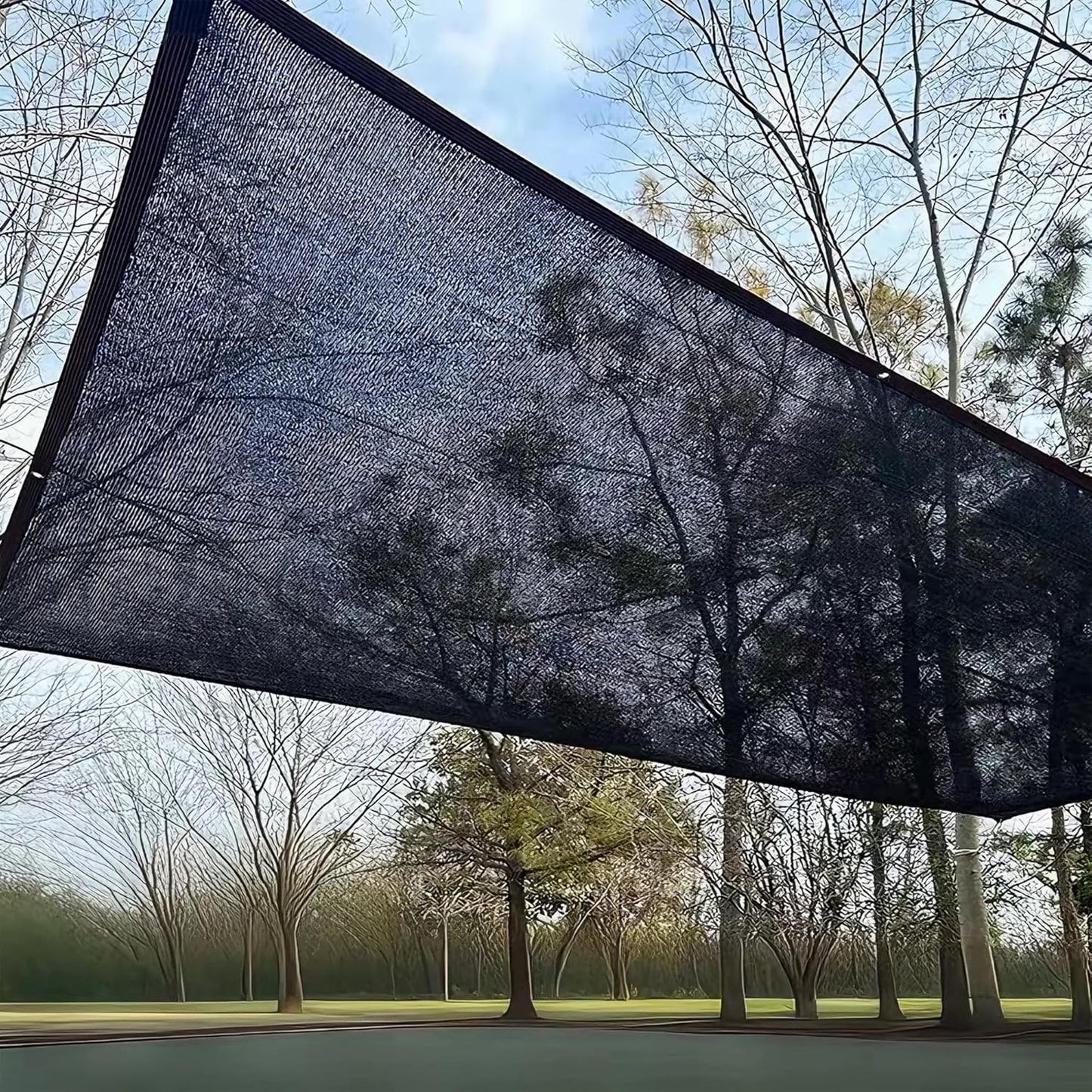 winemana 70% Shade Cloth 10x20 FT - Durable UV Blocking Mesh Tarp for Garden, Patio, Greenhouse & Chicken Coop - Sun Shade Cover with Grommets for Plants, Dog Kennel, Outdoor Use