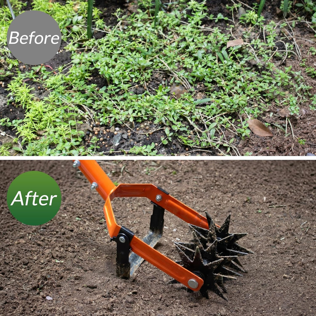 Rotary Cultivator Garden Tool, Tiller & Weeder & Stirrup Hoe