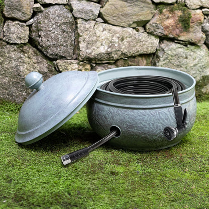 Key West Hose Pot with Lid - Blue Verde by Good Directions