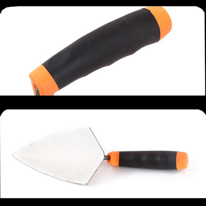 4-Pack Gauging Trowel Set, 6" & 7" & 8" & 9" Gauging Trowel Set Pointing Trowel Set with Soft Grip,Masonry Hand Tool for Brickwork, Blockwork, Stonework, Masonry ﻿ (Rounded End)