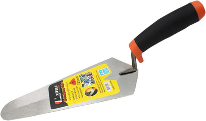 4-Pack Gauging Trowel Set, 6" & 7" & 8" & 9" Gauging Trowel Set Pointing Trowel Set with Soft Grip,Masonry Hand Tool for Brickwork, Blockwork, Stonework, Masonry ﻿ (Rounded End)