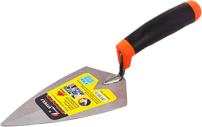 4-Pack Gauging Trowel Set, 6" & 7" & 8" & 9" Gauging Trowel Set Pointing Trowel Set with Soft Grip,Masonry Hand Tool for Brickwork, Blockwork, Stonework, Masonry ﻿ (Rounded End)