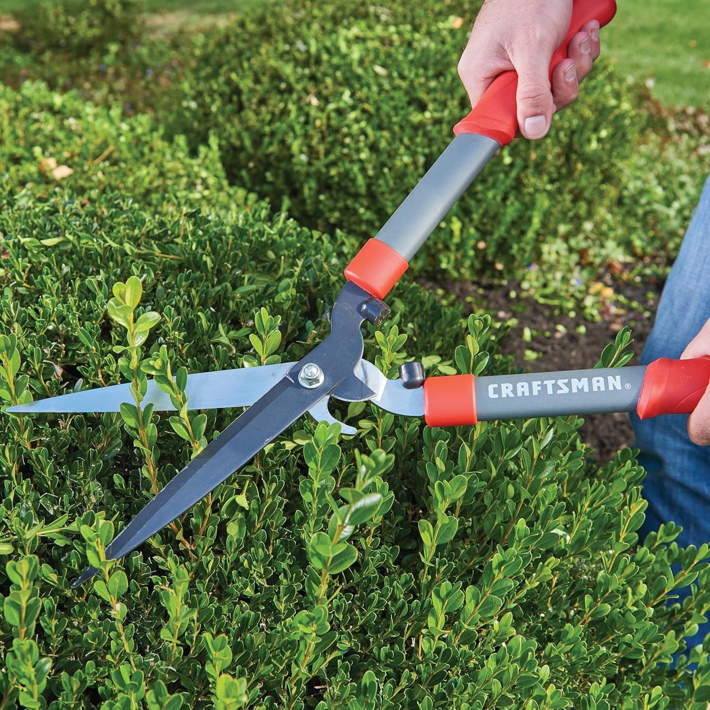 9-in. Manual Multi-Purpose Hedge Shears, Heavy Duty Gardening Trimmers for Pruning