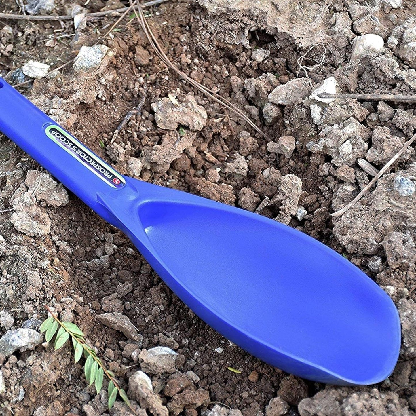 SE Green Prospector's Scoop - 12.5" Heavy-Duty Plastic Tool for Metal Detecting, Gold Panning, Treasure Hunting, and Gardening