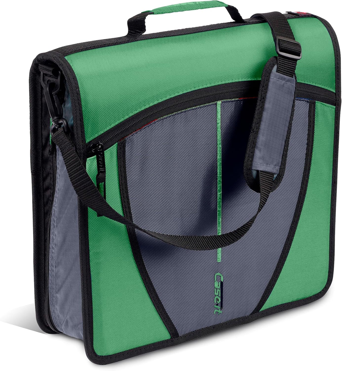 School Zipper Binder | 3-Inch O-Rings | 600-Sheet | D-146 Key Lime