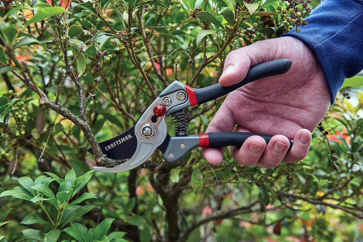 CRAFTSMAN CMXMCBA0700 Bypass Pruning Shears Lightweight Steel, Black