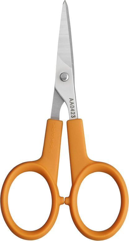 5" Non-Stick Micro-Tip Scissors for Sticky Materials, No. 5, White