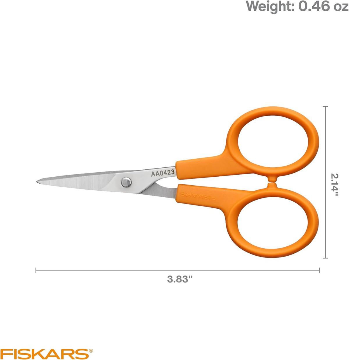 5" Non-Stick Micro-Tip Scissors for Sticky Materials, No. 5, White