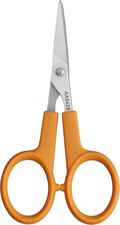 5" Non-Stick Micro-Tip Scissors for Sticky Materials, No. 5, White