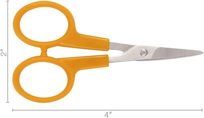 5" Non-Stick Micro-Tip Scissors for Sticky Materials, No. 5, White