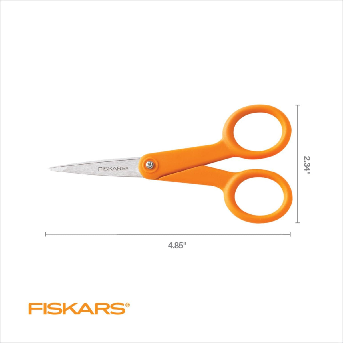 5" Non-Stick Micro-Tip Scissors for Sticky Materials, No. 5, White