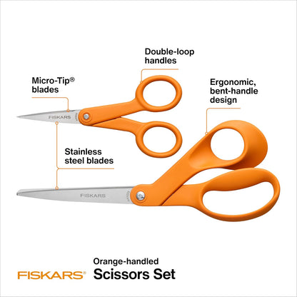 5" Non-Stick Micro-Tip Scissors for Sticky Materials, No. 5, White