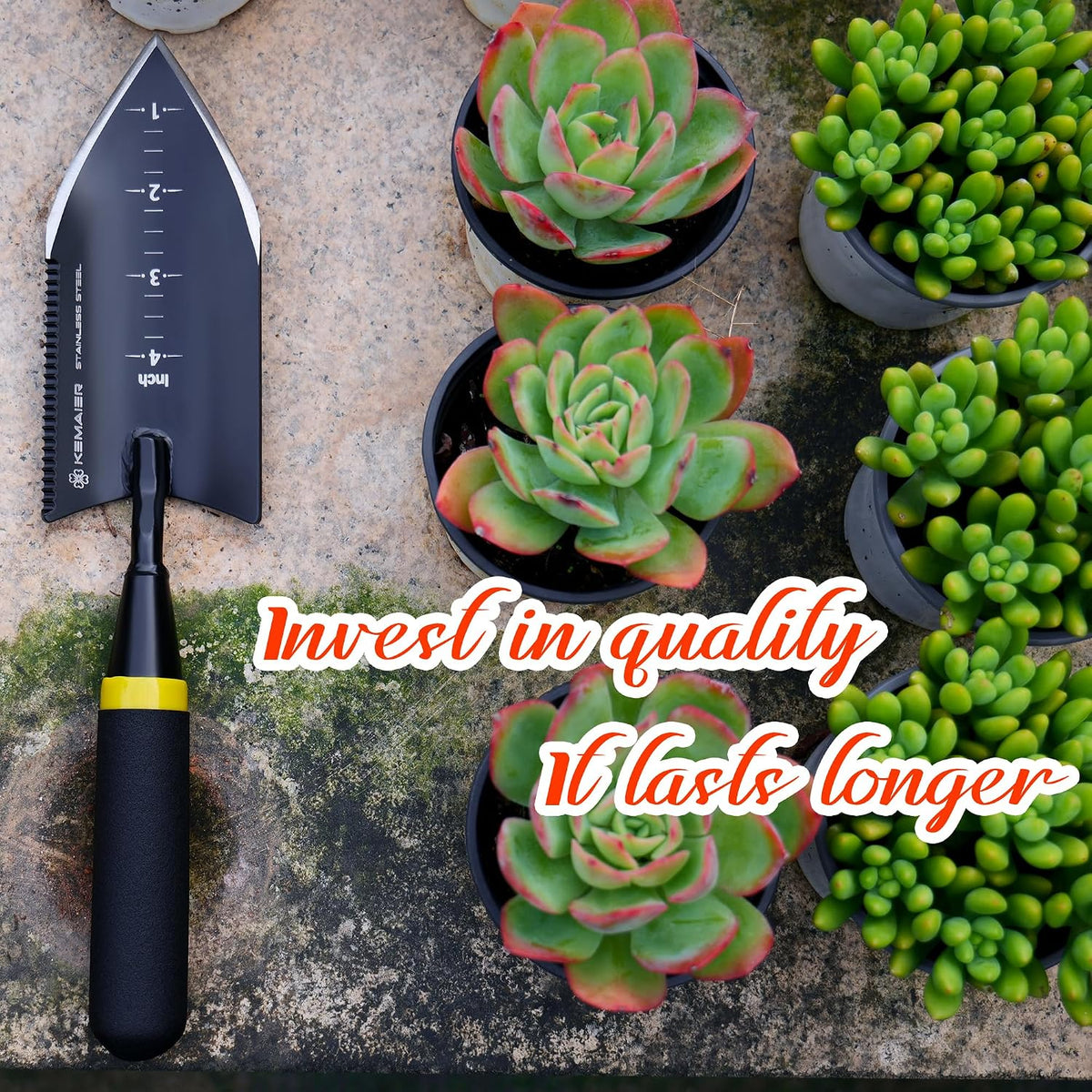 Heavy Duty Gardening Hand Trowel - Stainless Steel Tool