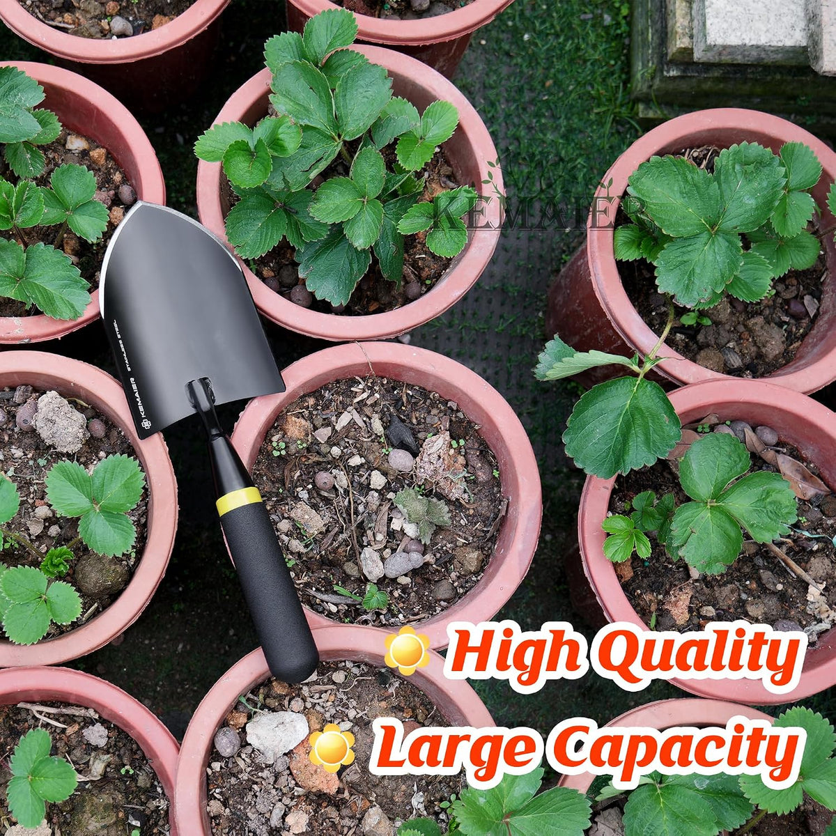 Heavy Duty Gardening Hand Trowel - Stainless Steel Tool