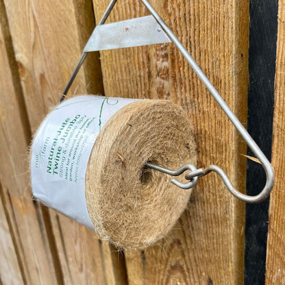 Thorness Cast iron hanging jute string dispenser garden accessory | Garden accessory | Supplied with 375m Natural Jute Twine, 18cm (H) x 20cm (W), 30263