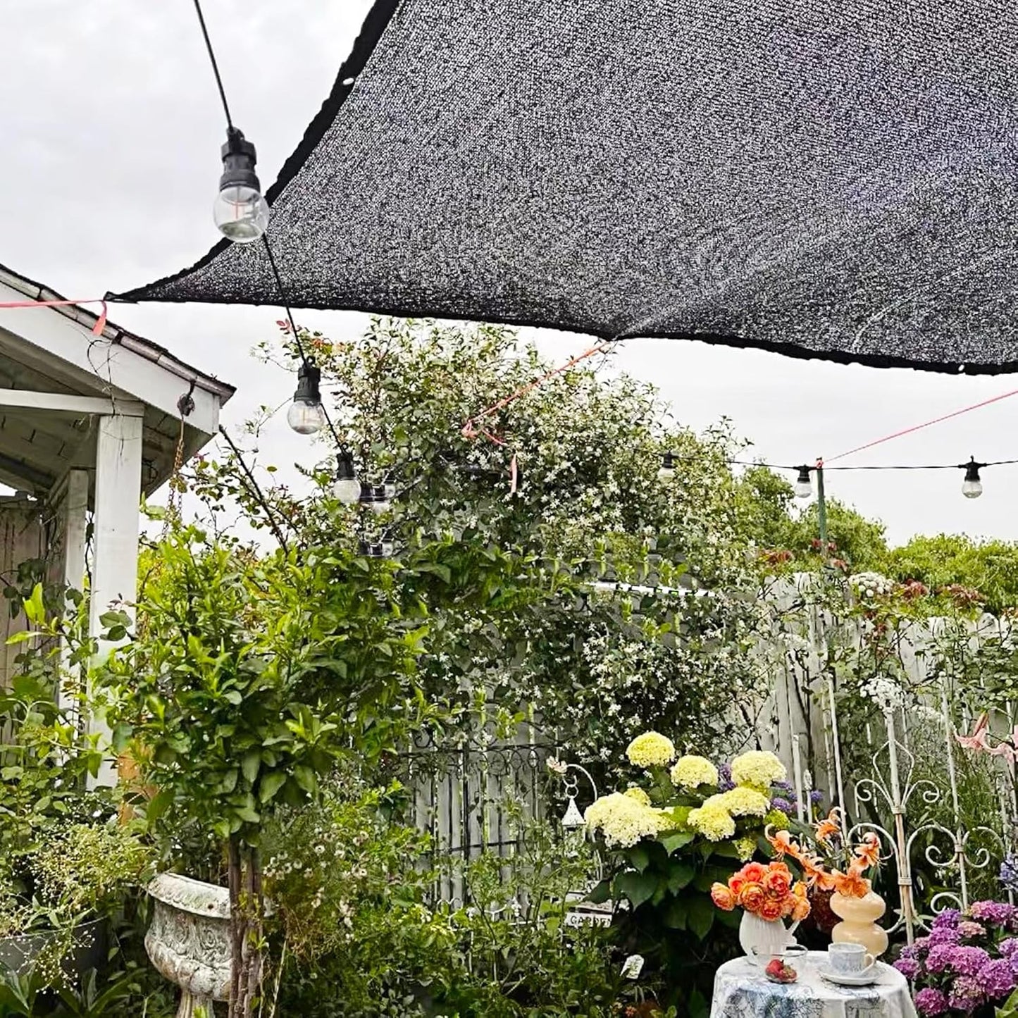 winemana 70% Shade Cloth 10x20 FT - Durable UV Blocking Mesh Tarp for Garden, Patio, Greenhouse & Chicken Coop - Sun Shade Cover with Grommets for Plants, Dog Kennel, Outdoor Use