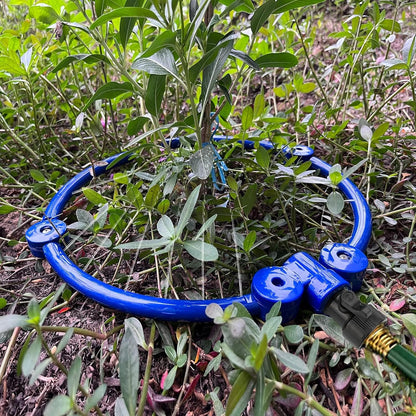 360° Tree Water System Tree Watering Ring Flower Sprinkler Garden Watering Circle Irrigation System for New Tree Outdoor Plants Raised Garden Beds Shrubs Plants, Flower Beds 2Pcs