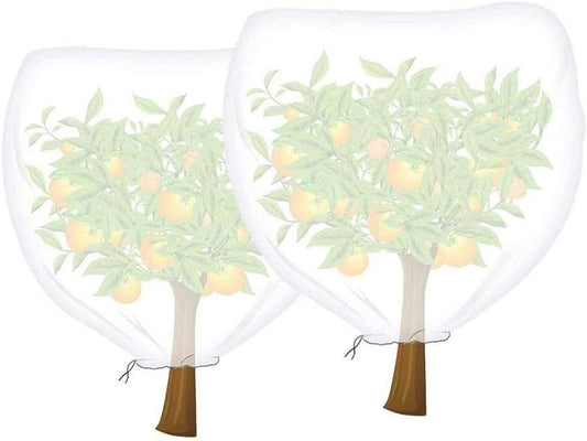 Plant Covers Freeze Protection H39''xDia39'' Shrub Jacket with Drawstring, Winter Tree Cover for Frost Protection Pest Protection, 2 Pack