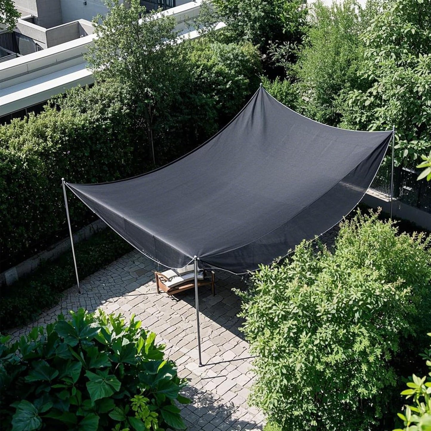 winemana 70% Shade Cloth 10x20 FT - Durable UV Blocking Mesh Tarp for Garden, Patio, Greenhouse & Chicken Coop - Sun Shade Cover with Grommets for Plants, Dog Kennel, Outdoor Use