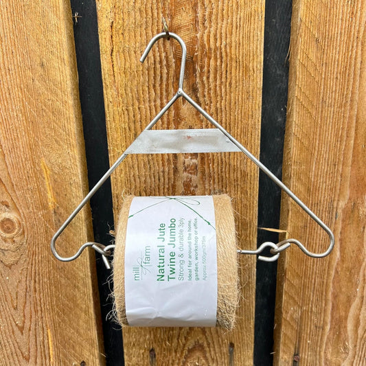 Thorness Cast iron hanging jute string dispenser garden accessory | Garden accessory | Supplied with 375m Natural Jute Twine, 18cm (H) x 20cm (W), 30263