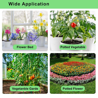 128FT Drip Irrigation System Kit, Automatic Garden Watering Kit with 1/2 Inch Hose & 1/4 Inch Distribution Tubing & Accessories for Yard, Lawn, Greenhouse, Raised Bed, Patio & Outdoor Plants