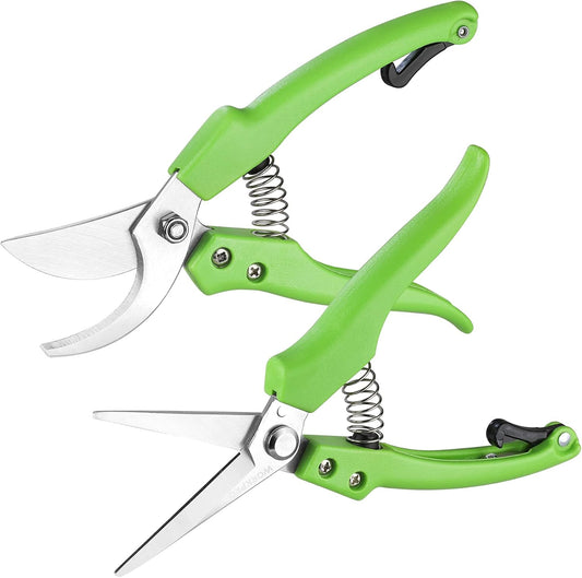 Garden Clippers, 2PC Flower Scissors