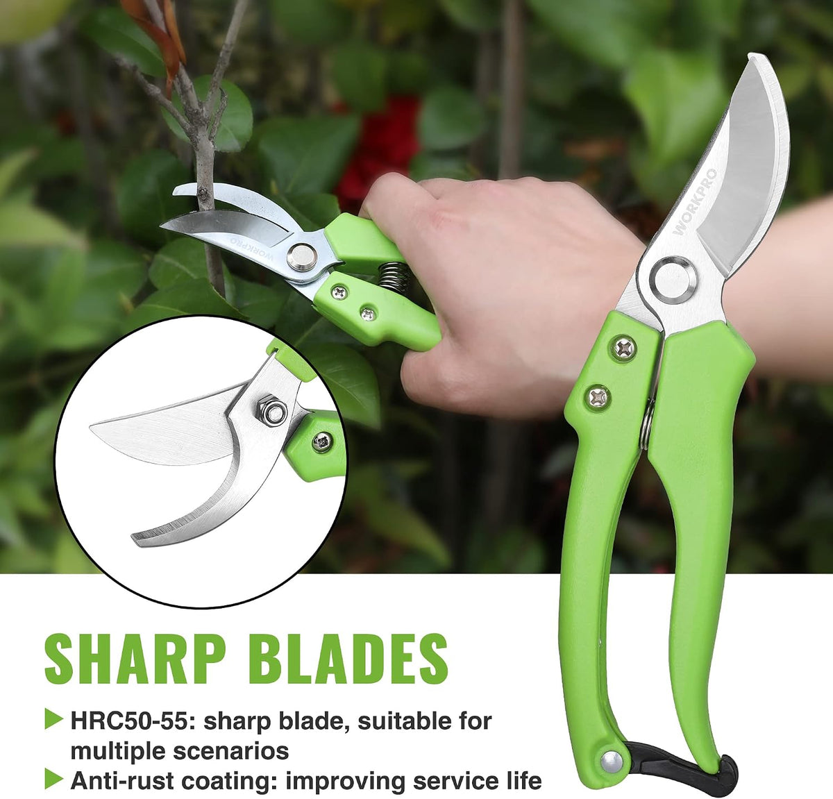 Garden Clippers, 2PC Flower Scissors