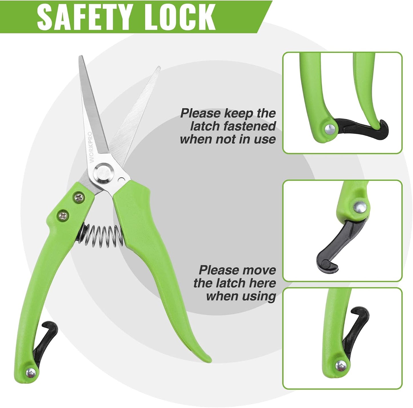 Garden Clippers, 2PC Flower Scissors