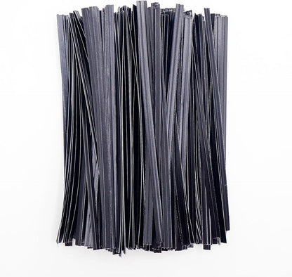 1000 Pcs Twist Ties for Craft, 4 Inch Kraft Paper Twist Ties Reusable, Metallic Twist Ties Bread Ties for Treat Bags, Cake Pop, Cable, Garden Plants, Party Favors