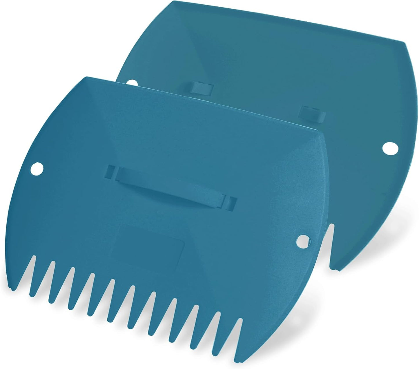 Leaf Scoops Hand Rakes, Large Leaf Grabbers for Yard Work and Garden Use, Clear and Collect Garden Rake, Leaf Scooper and Claws for Leaves, Lawn Debris, and Trash Cleanup, Green