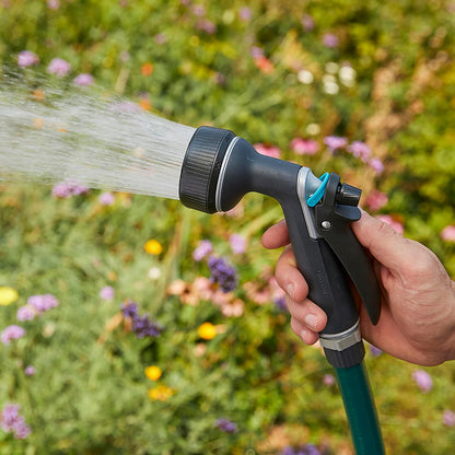 Medium Duty Rear Control Garden Hose Nozzle with Ergonmic Grip