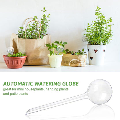 Pynqdfu 24 Pcs ,Clear Plastic Self-Watering Bulbs,Garden Automatic Watering Globes for Plant,Indoor,Outdoor,Graden,Flowers(Large,Medium,Small)