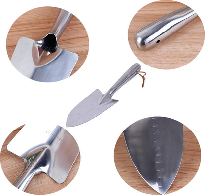 Creative Calibration Gardening Yard Stainless Steel Trowel Shovel Spade 11"