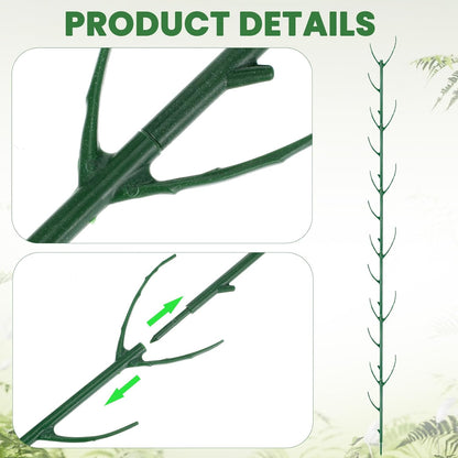 5 Pack Monstera Plants Support Stackable Plant Support Stakes