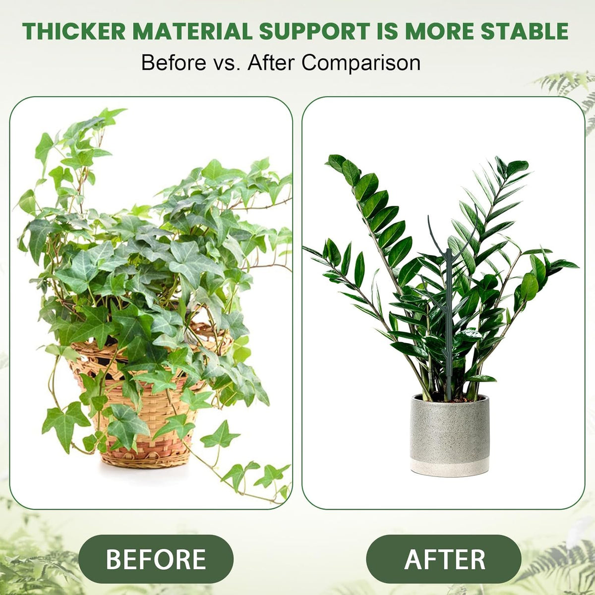 5 Pack Monstera Plants Support Stackable Plant Support Stakes