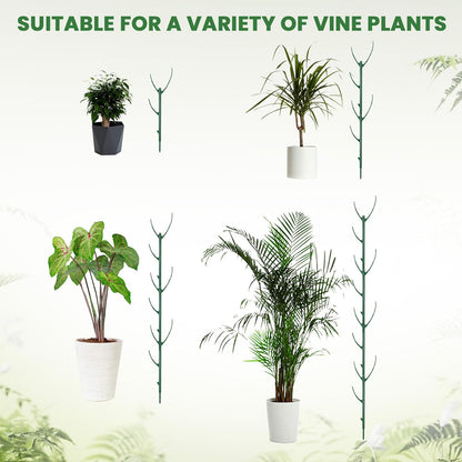5 Pack Monstera Plants Support Stackable Plant Support Stakes