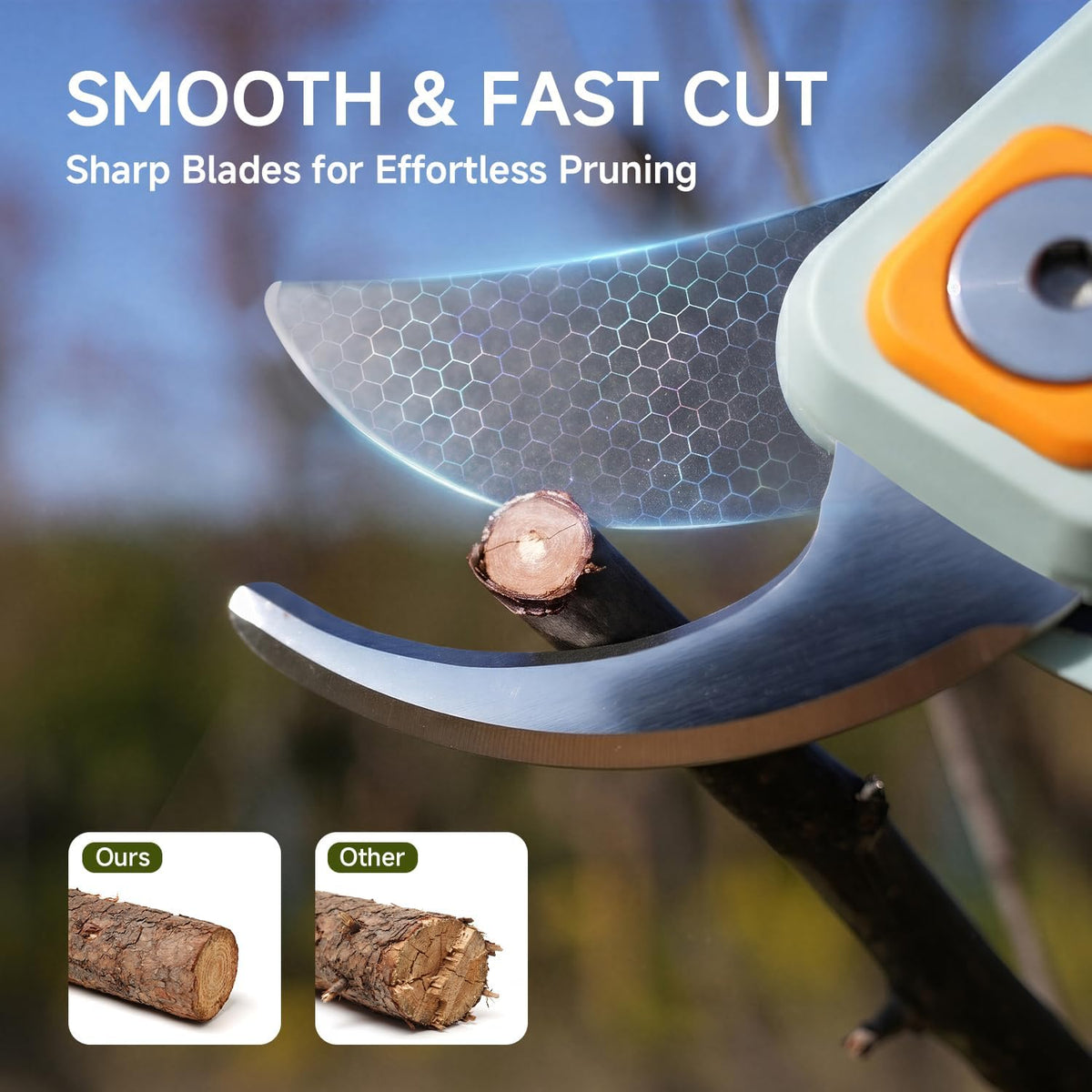 ® 8.2" Pruning Shears Ultra Sharp Lightweight Bypass Plant Clippers
