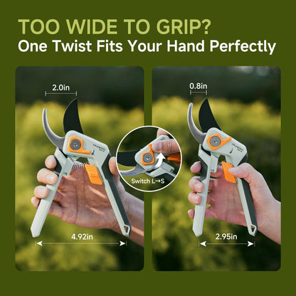 ® 8.2" Pruning Shears Ultra Sharp Lightweight Bypass Plant Clippers
