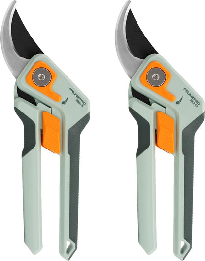 ® 8.2" Pruning Shears Ultra Sharp Lightweight Bypass Plant Clippers