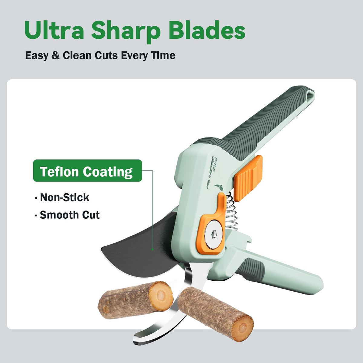 ® 8.2" Pruning Shears Ultra Sharp Lightweight Bypass Plant Clippers