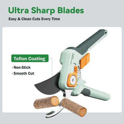 ® 8.2" Pruning Shears Ultra Sharp Lightweight Bypass Plant Clippers