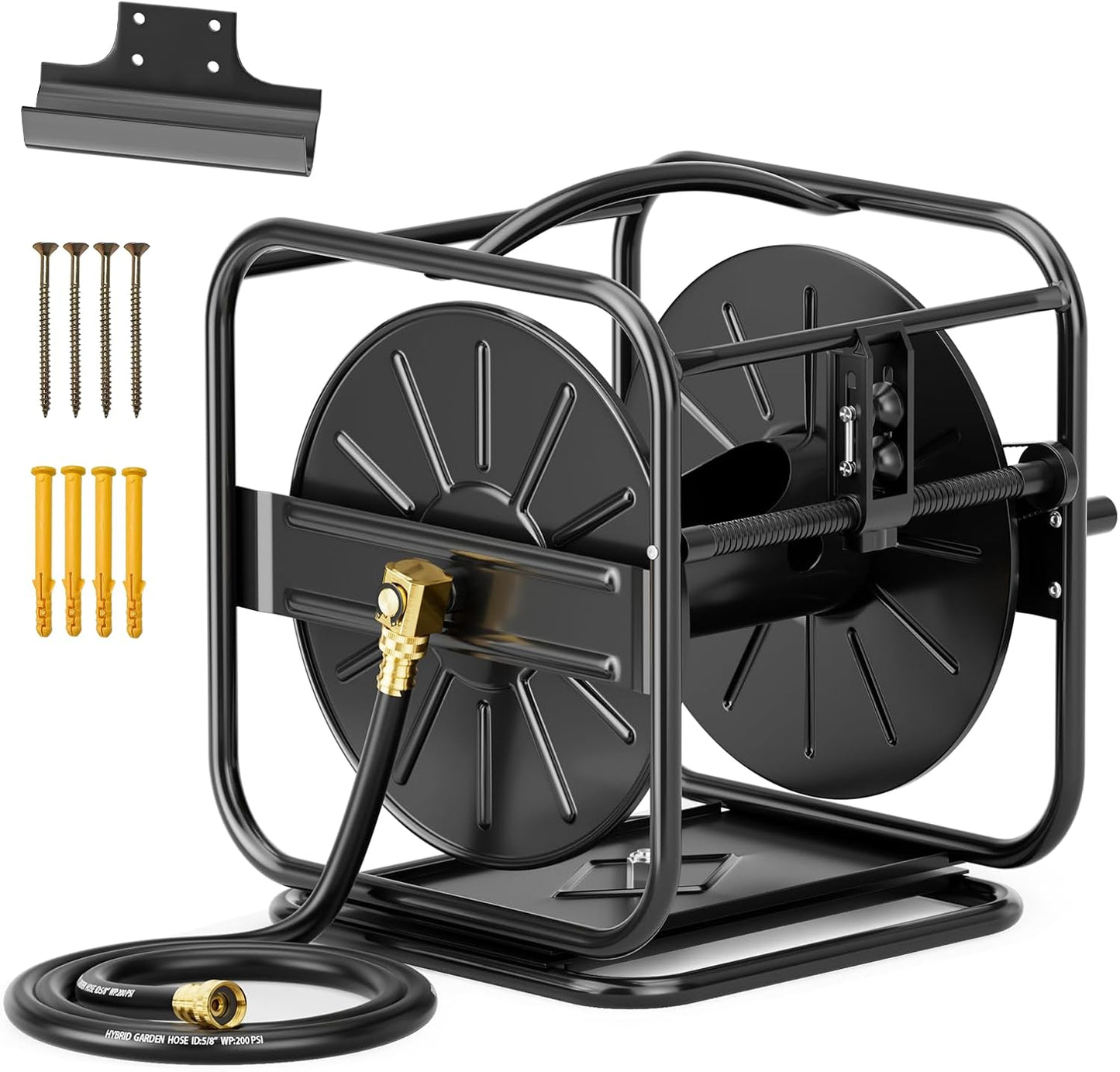 Garden Hose Reels, Holds 100 to 200 FT Hoses